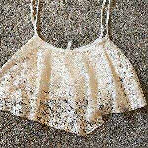 Size small lace crop top